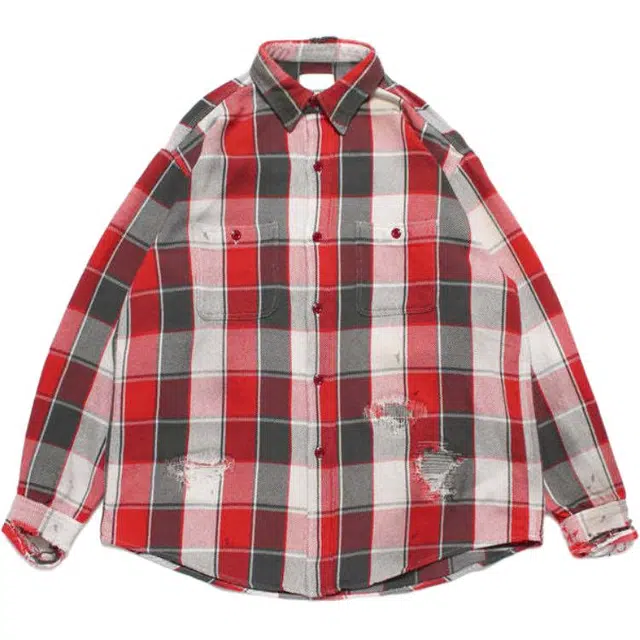 bowwow SS25 C30 5th ANNIVERSARY ITEM5th ANNIV. REPAIR AGEING FLANNEL