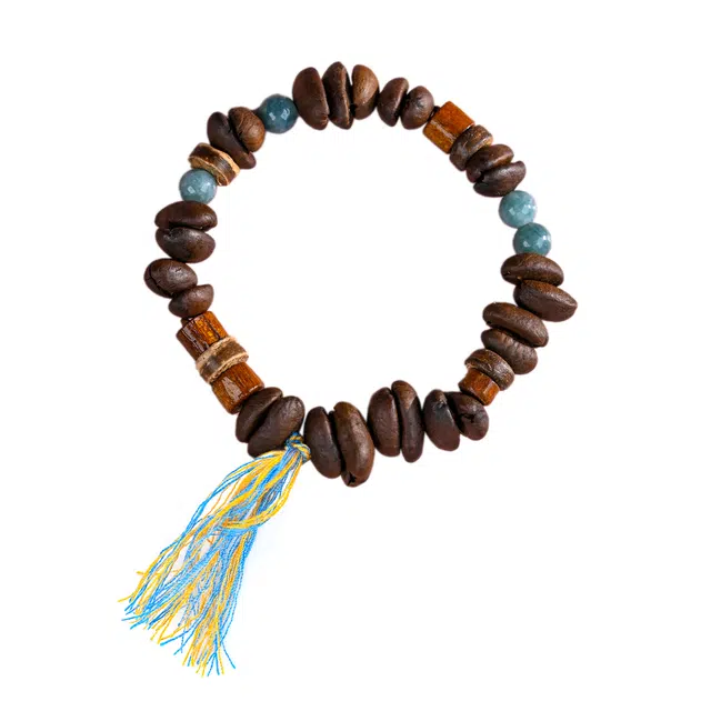 絮物 咖啡豆新中式国潮轻奢高级感小众八方来财转运百搭简约财源广进招财纳福诸事顺遂#好运 菩提子/菩提籽 手串 男女同款情侣款