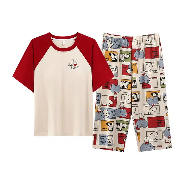 好福份 简约舒适柔软家居服睡衣套装 女款