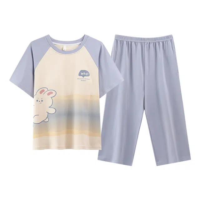 好福份 透气清新舒适时尚家居服睡衣套装 女款