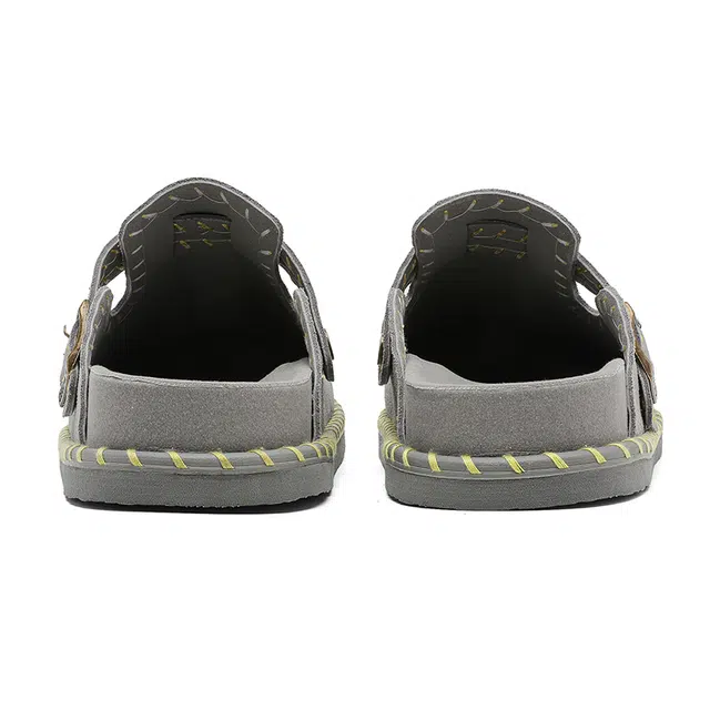 年走索 经典高级感潮流 橡胶底 防滑包头拖鞋 男女同款