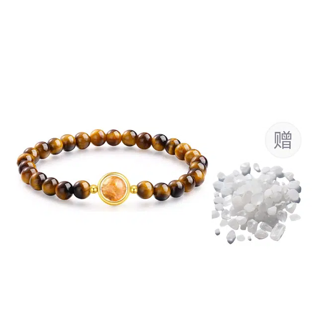 【撑底气旺财运】 金六福吉祥 灵气稳重木变石手饰 如虎添翼聚势纳财新中式国潮风沉稳大气复古百搭时尚#好运天然 虎眼石 手串 男女同款情侣款