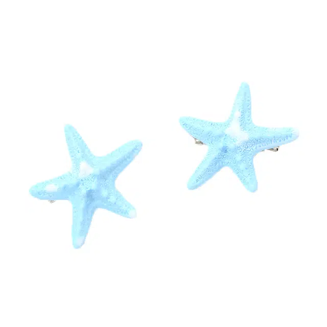 如花梦 仿真海星甜美海边度假风侧边刘海 合金 发夹 女款