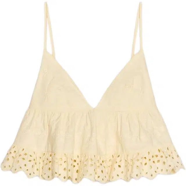 ZARA V-Neck Embroidered Camisole