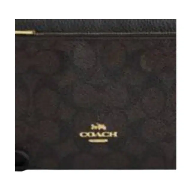 COACH Double Zip Wallet 21 Logo