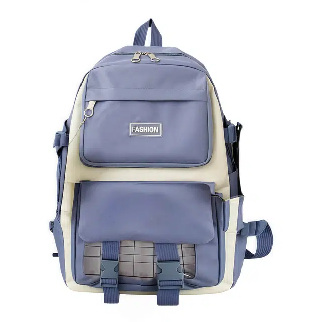 南潇湘 字母印花轻便简约国风 帆布 双肩包 男女同款情侣款 多色