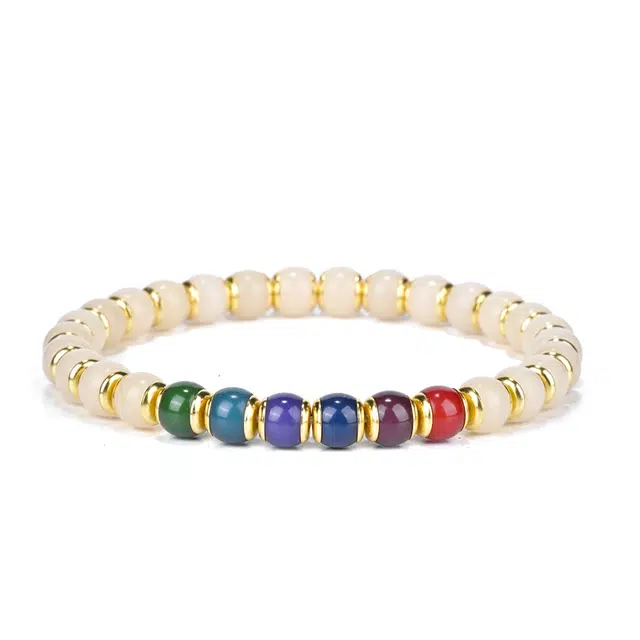 钰澜文玩 「金盾·六甲护界」六甲阳神-手工镶嵌佛珠手把件 菩提根 手串 男女同款情侣款