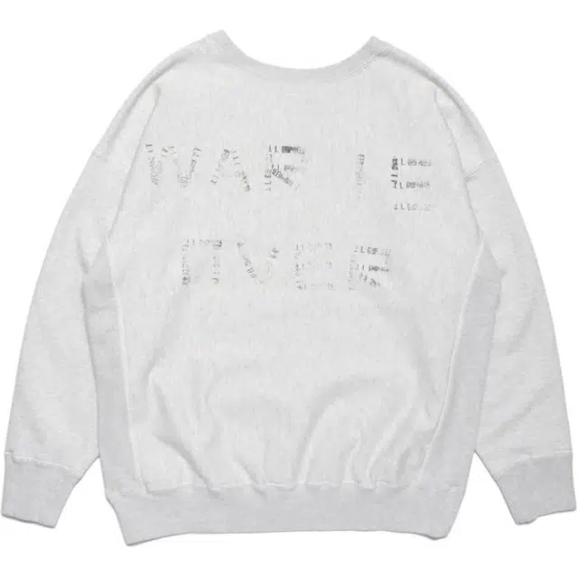 bowwow SS25 Keiji Kaneko BOW WOW JOHN PEACE CREW SWEAT SHIRTS