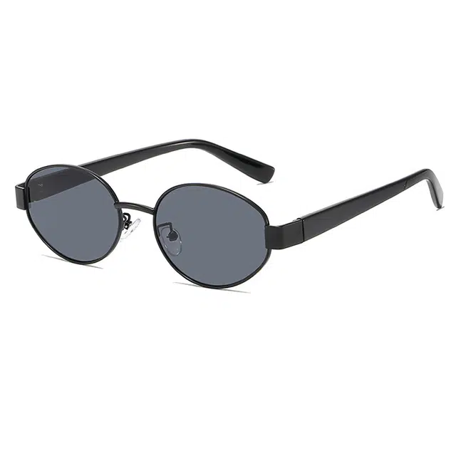 俞兆林 轻奢老钱风高级感防紫外线潮流户外墨镜 金属 太阳眼镜 男女同款情侣款