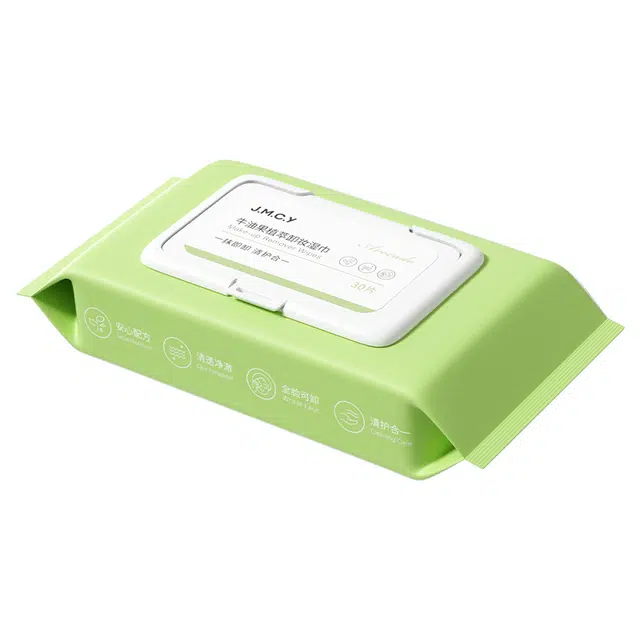 健美创研 牛油果眼脸唇无残留卸妆湿巾 清洁