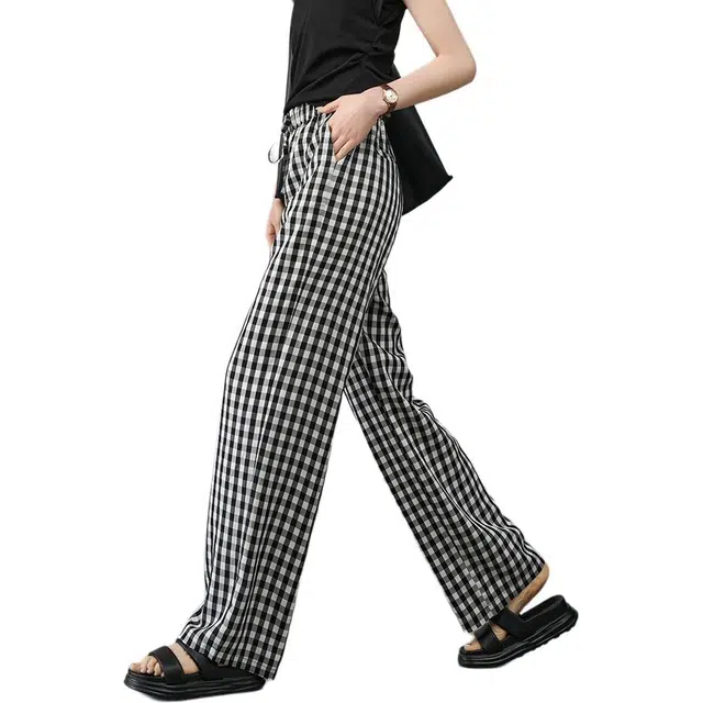 娅丽达 直筒简约设计感通勤长裤休闲裤 女款