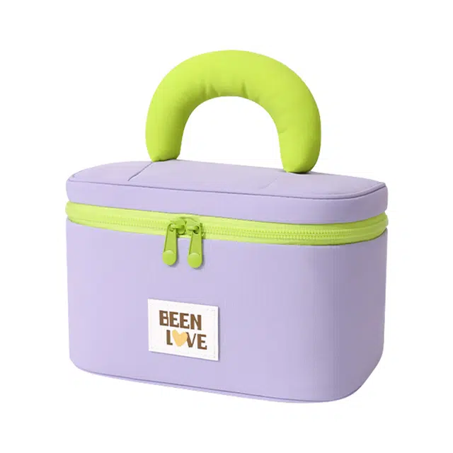 班哲尼 棉花糖天地盖化妆包旅行洗漱包大容量手提便携分区 收纳包