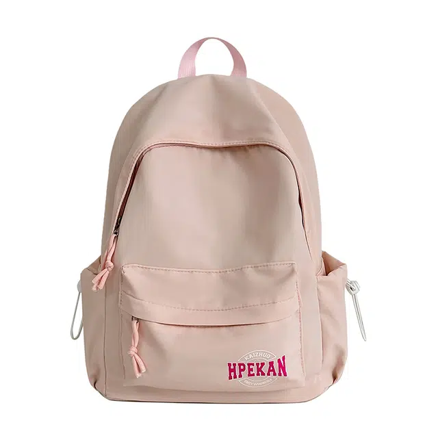 醇龙 轻便简约 尼龙 双肩包 常规 女款 粉色/蓝色/黑色/白色/红色