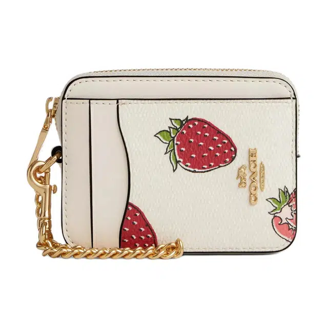 COACH Card Case Zip 11 Logo