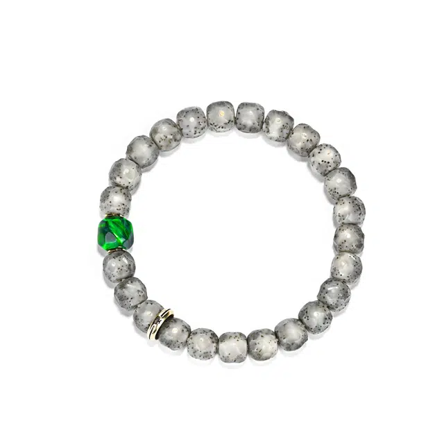 钰澜文玩 小冰糖无相隔珠搭配款佛珠 星月菩提 手串 男女同款情侣款