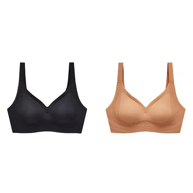 俞兆林 无痕提拉小胸聚拢上托无钢圈软支撑收副乳防下垂文胸 女款 组合装