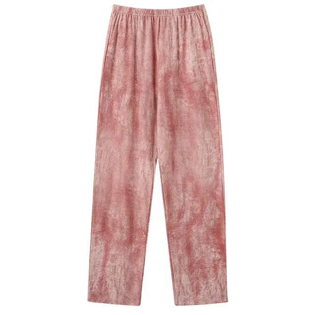 俏霓桐 薄款时尚简约休闲大方百搭舒适棉透气亲肤柔软家居服可外穿夏季睡裤 女款