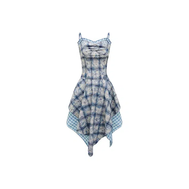 沐晓欣 通勤简约舒适时尚吊带连衣裙 女款