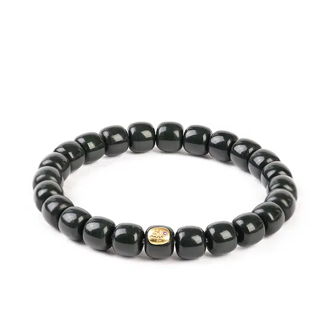 三檀小舍 国风国潮 六字箴言 新中式转运招财 菩提根 手串 男女同款情侣款