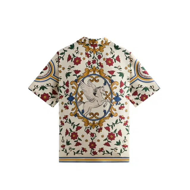 KITH SS25 Silk Thompson Camp Collar