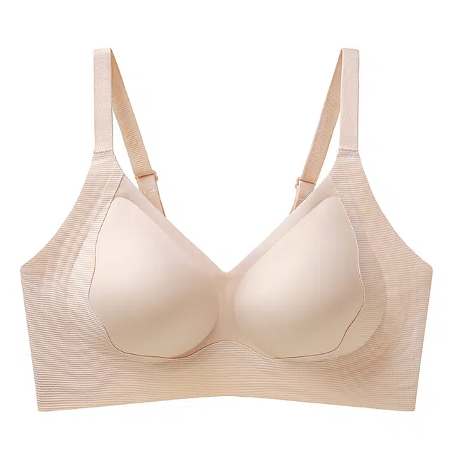 浪莎 小胸聚拢提拉无痕裸感文胸大胸显小收副乳防下垂少女塑型内衣美背矫正调整型胸罩 女款