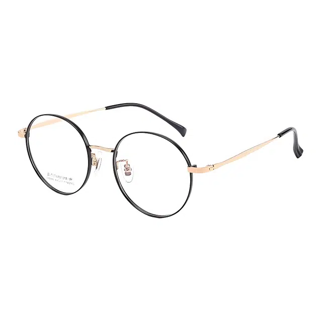 【可配度数】 佐川 超轻厚边近视眼 可配高度数 厚边设计 复古文艺 可配防蓝光变色 纯钛 圆形 光学镜架 男女同款情侣款