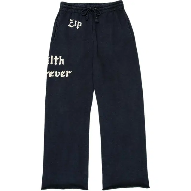 bowwow SS25 ZIP DAMAGED SWEAT PANTS