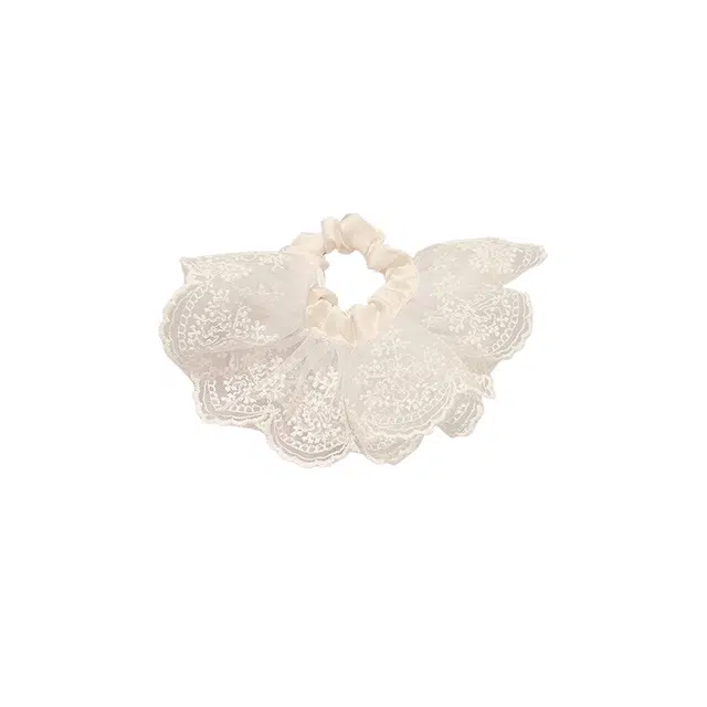 Pink Empress Lace Hair Tie