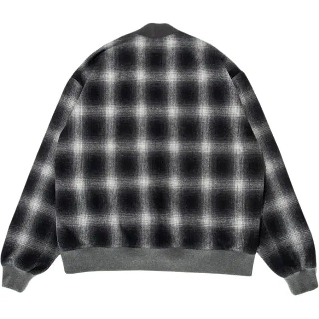bowwow SS25 WOOL CHECK CARDIGAN V
