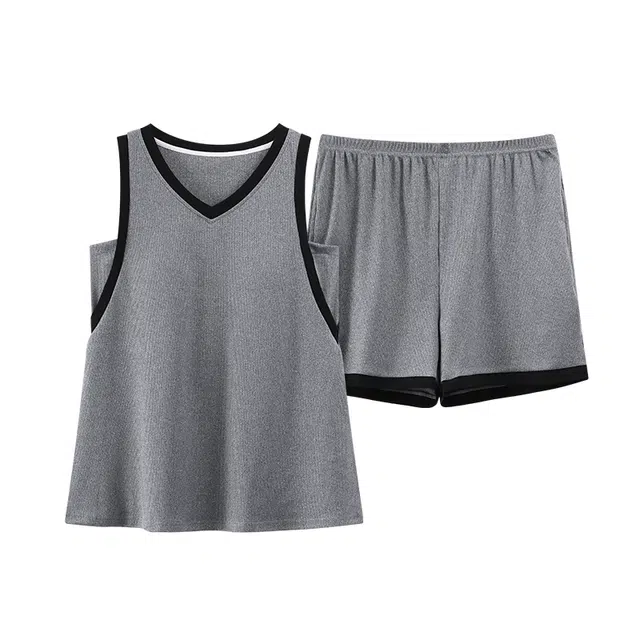 好福份 带胸垫无袖背心舒适时尚家居服可外穿睡衣套装 女款