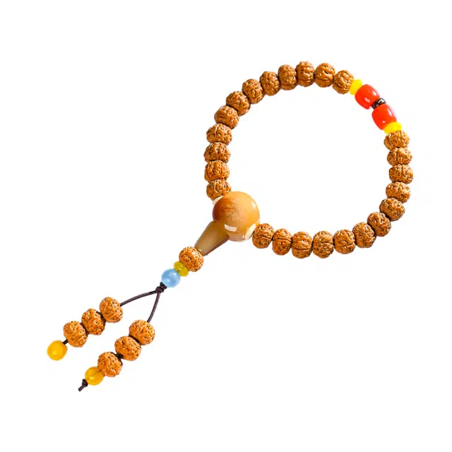 素于 新中式国潮文玩轻奢高级感佛珠 蒸蒸日上 福禄双全 平安喜乐 吉祥如意转运盘玩念珠#好运 金刚菩提 手串 男女同款情侣款