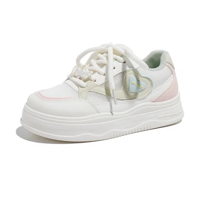 芭芭鸭 超纤皮 舒适 简约 防滑 低帮 板鞋 女