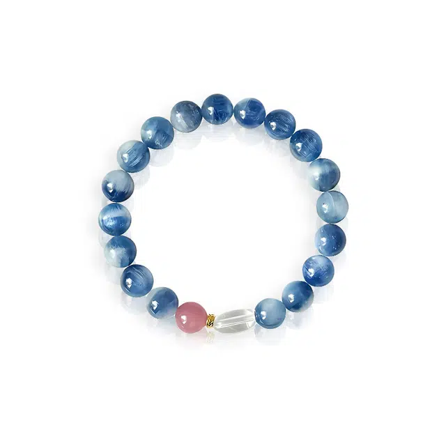 【海浪】 眰恦 大海的颜色 搭配 小众设计 轻奢 提升气质  百搭 早日发财 早日暴富#好运天然 白水晶 手串 女款