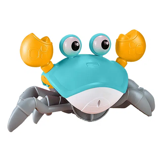 猴大使 手势电动感应螃蟹玩避障逃跑抓不住 玩具