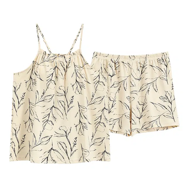 好福份 带胸垫柔软时尚透气家居服睡衣套装 女款