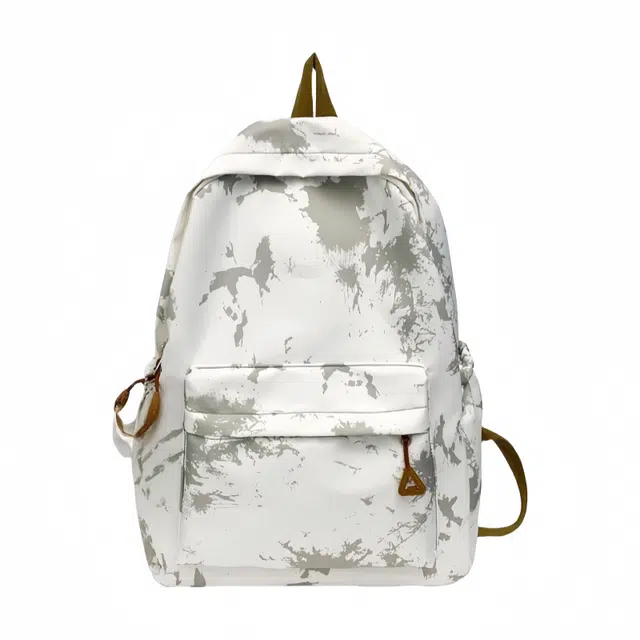 泰格奴 字母印花轻便简约国风运动耐磨背包初中生高中生大学生上课百搭书包 尼龙 双肩包 常规 男女同款情侣款 灰色/黑色/紫色/蓝色/粉色