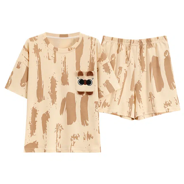 好福份 可外穿时尚轻便透气家居服睡衣套装 女款