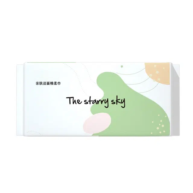 未来枫情 抽取式珍珠纹干湿两用洗脸巾 清洁