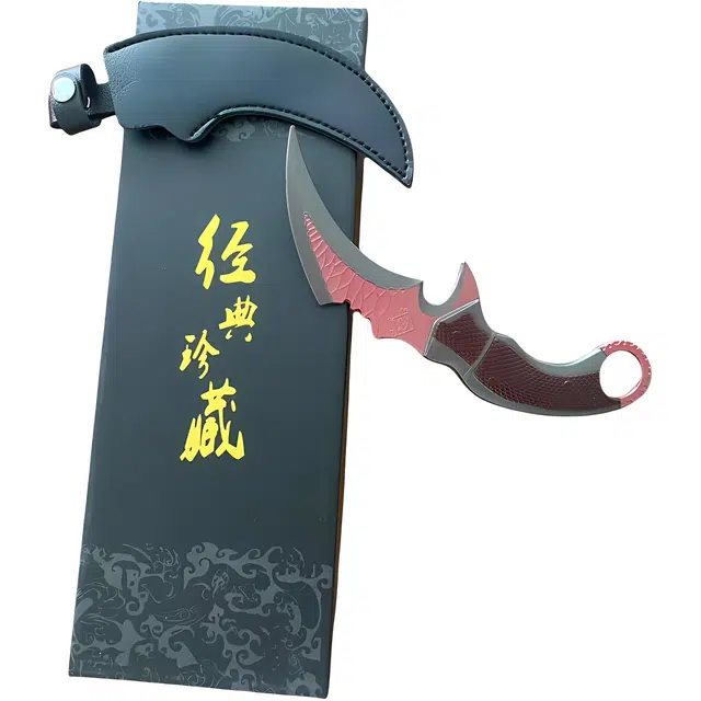 幽幽谷娜娜 三角洲行动怜悯之刃折叠刀 赤枭爪刀 成品模型