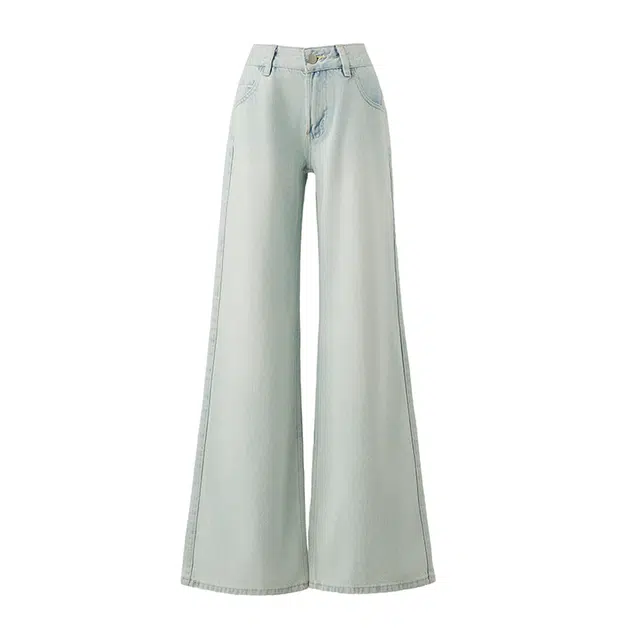 拾籍 夏日出游穿搭低腰设计宽松百搭显瘦直筒女复古时尚舒适显高显腿长牛仔裤 女款