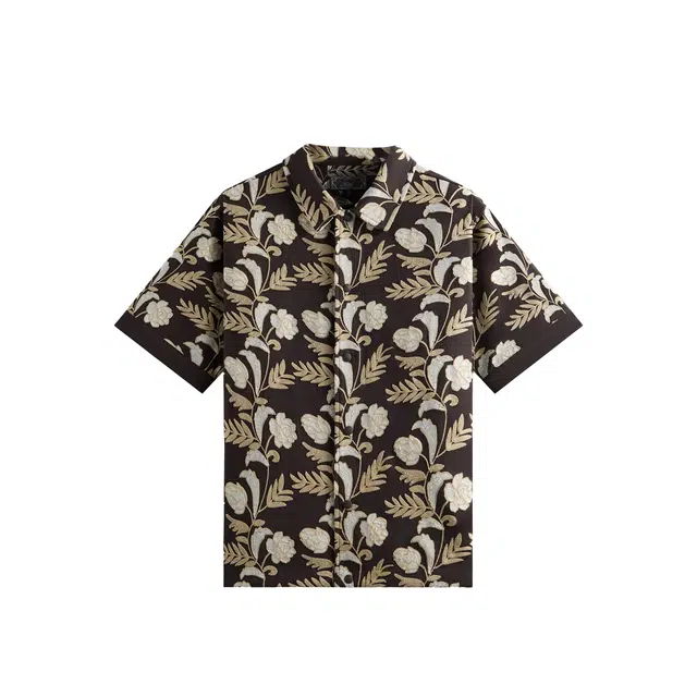 KITH SS25 Embroidered Floral Woodpoint
