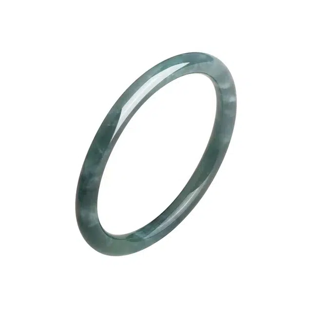 周百福 新中式 国风江南温婉 经典复古清冷感 古风 国潮时尚 平安 糯种 翡翠手镯 女款