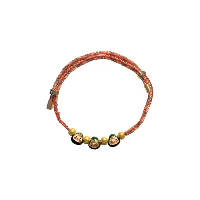 前方大荒野 小粽子端午五彩绳编织新中式国风潮流时尚小众设计一举高粽招财纳福日常通勤百搭时髦精致气质 织物 手绳 女款