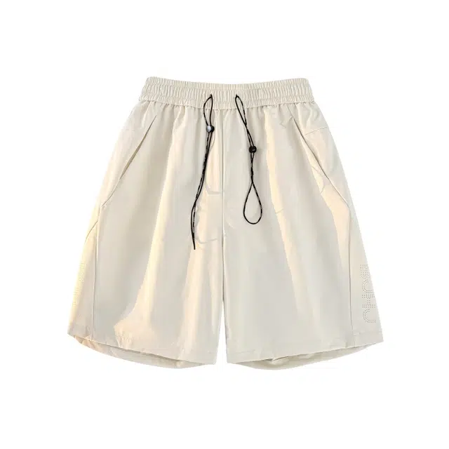 加荣 夏季薄款透气百搭直筒舒适潮流美式多巴胺情侣青少年五分休闲短裤 男女同款