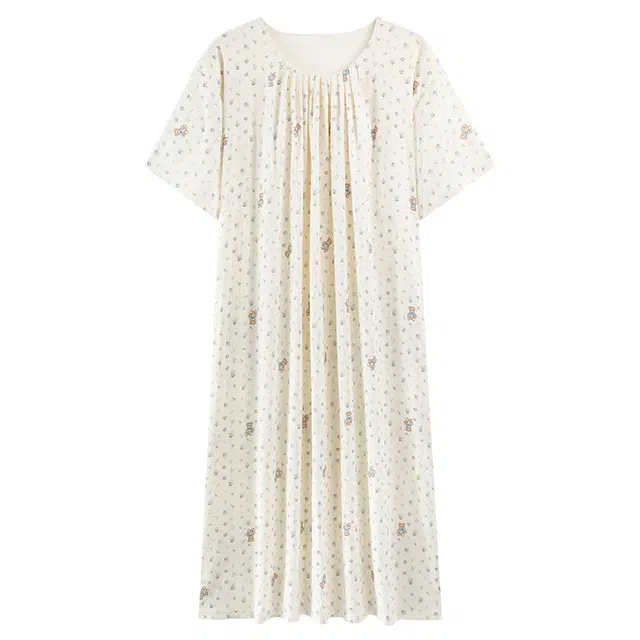 好福份 带胸垫短袖时尚可爱家居服睡裙 女款