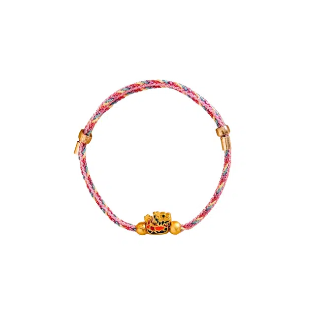 前方大荒野 小龙舟五彩绳端午生肖龙招财纳福萌趣迷人精致小巧时尚小众设计新中式潮流国风独特气质时髦日常百搭 织物 手绳 女款