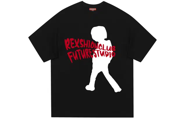 REXSHION Vintage Cartoon Logo T-Shirt