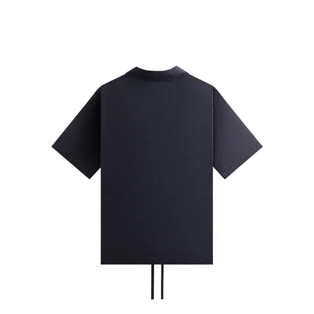 KITH SS25 Washed Denim Glen logoPolo