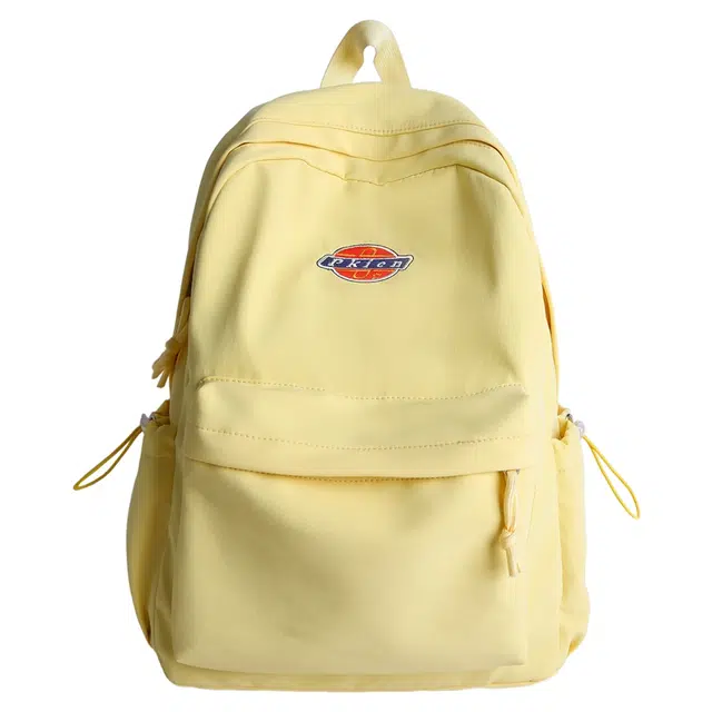 笛贝嘉 时尚简约学生清新百搭旅行轻便通勤 尼龙 双肩包 男女同款情侣款 多色