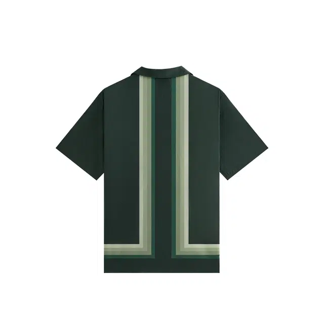 KITH SS25 Border Stripe Thompson Camp Collar